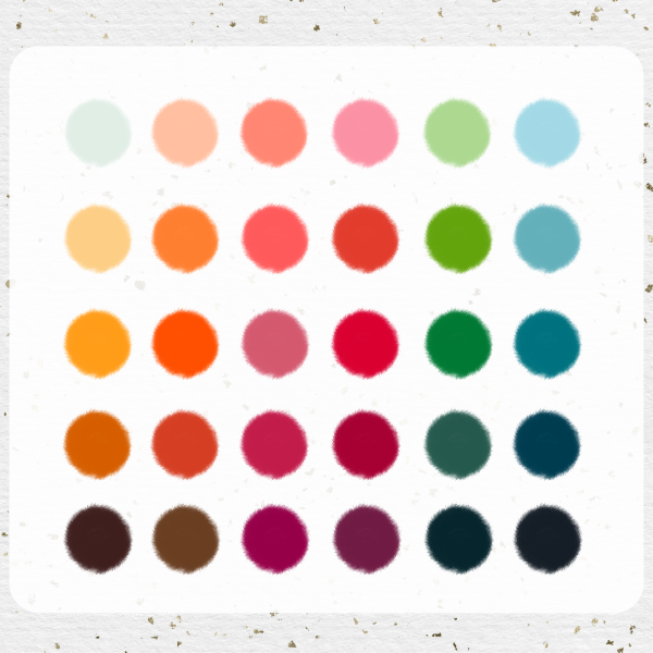 Merry + Bright - 30- Color Palette for Procreate Canva & Adobe Illustrator